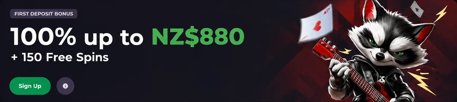 RockySpin first bonus banner for registration checklist context